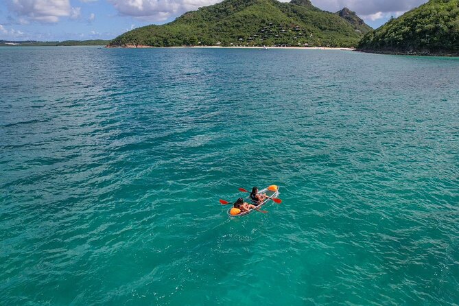 Crystal Clear Kayak Drone Photography Antigua - How the staff affects the final result