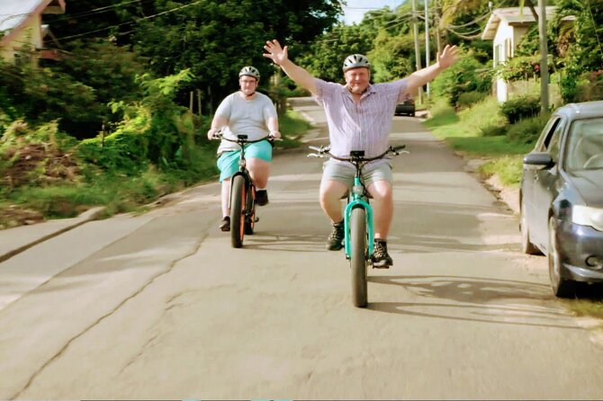 E-Bike Tour of Antigua Forts and Beaches - Finishing at Pigeon Point Beach