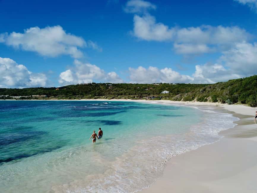 From St John's: Half Moon Bay Beach Half-Day Trip by Van - Reaching the calm side of the bay