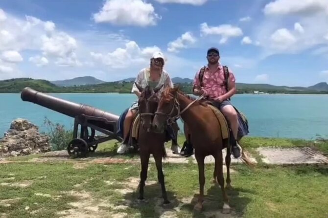 Horseback Riding at Hawksbill Beach in Five islands Antigua - Small group attention, with a few rough edges