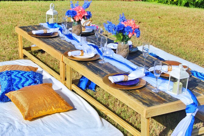 Luxury Private Picnic with Caribbean Cuisine - The details that make it feel special
