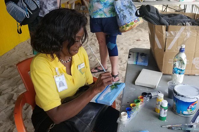 Sip & Paint Antigua - Lunch, drinks, and what the $72.06 price covers