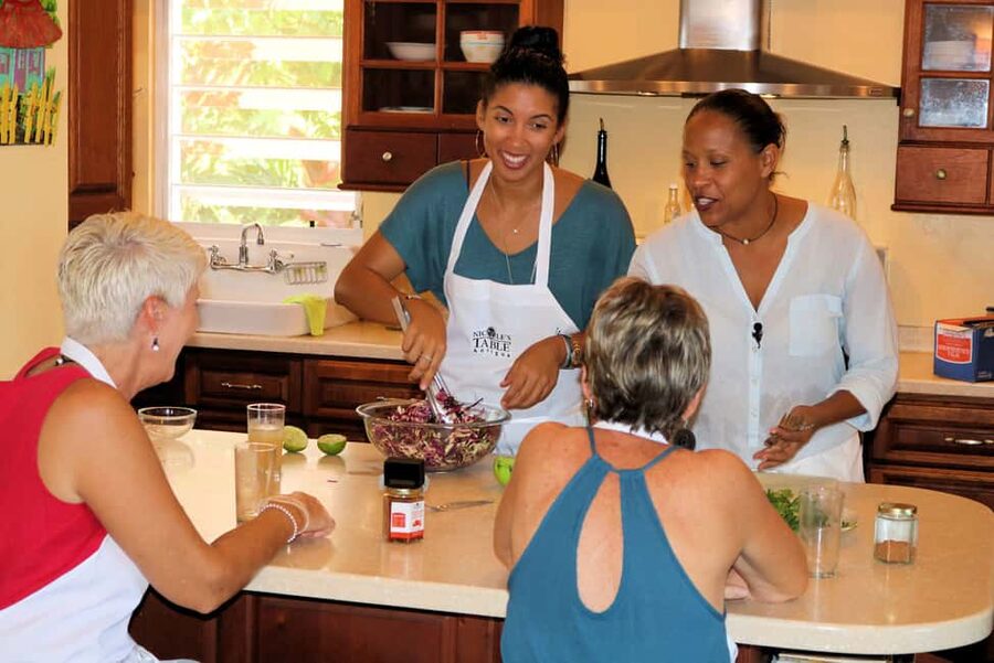 St. John's: Rum Cooking Class with 6 Rum Tastings - A cooking class with a sea view